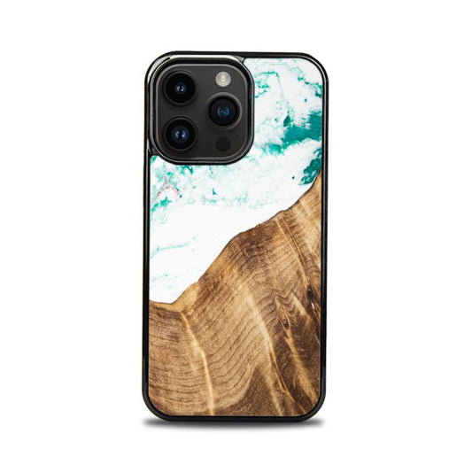 iPhone 14 Pro Handyhülle aus Harz und Holz - SYNERGY#C14