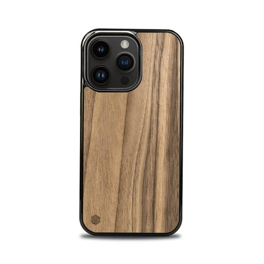 iPhone 14 Pro Handyhülle aus Holz - Nussbaum
