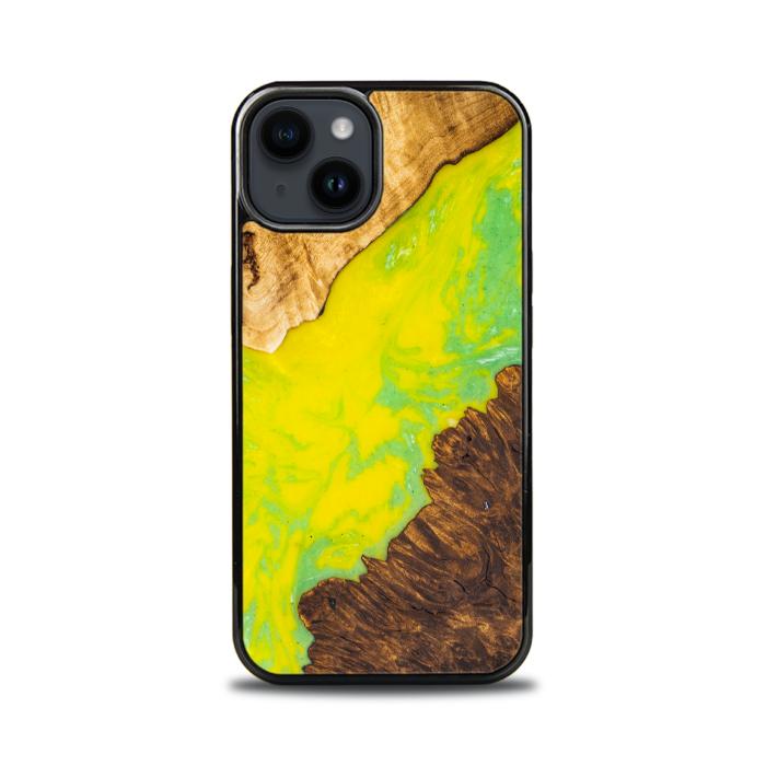 iPhone 14 etui na telefon z żywicy i drewna - SYNERGY#A12