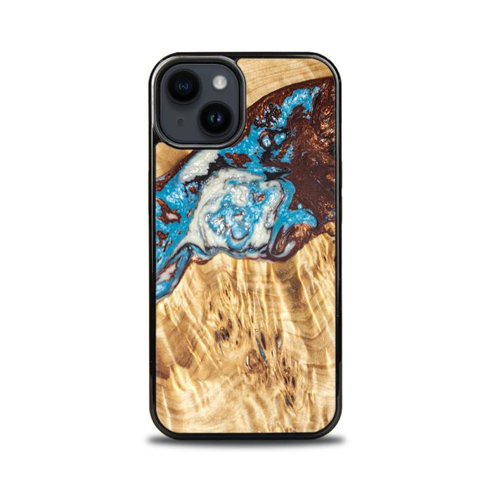 iPhone 14 etui na telefon z żywicy i drewna - SYNERGY#B12