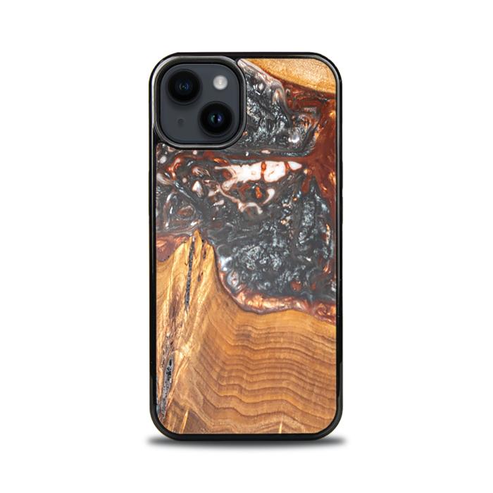 iPhone 14 etui na telefon z żywicy i drewna - SYNERGY#B37