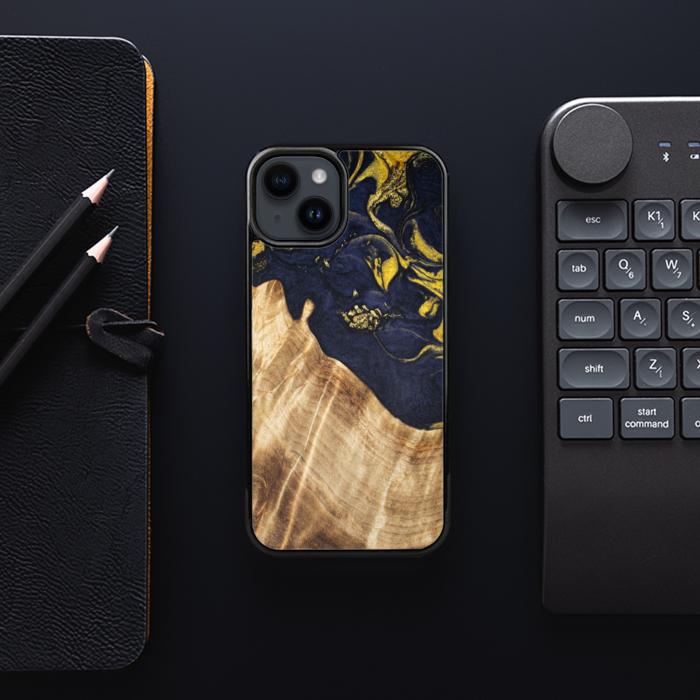iPhone 14 Etui na telefon z żywicy i drewna - SYNERGY#C26