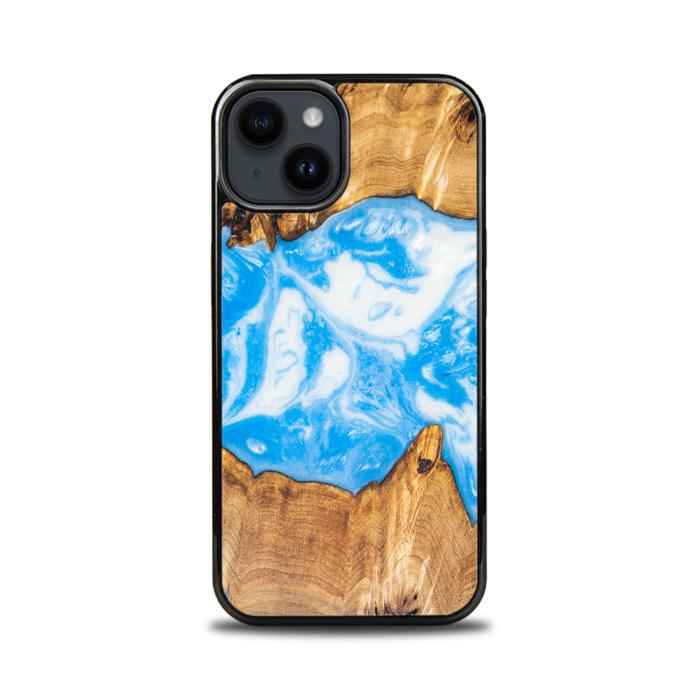 iPhone 14 etui na telefon z żywicy i drewna - Synergy# A34