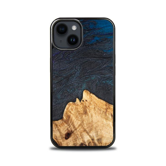 iPhone 14 etui na telefon z żywicy i drewna - Synergy#C5