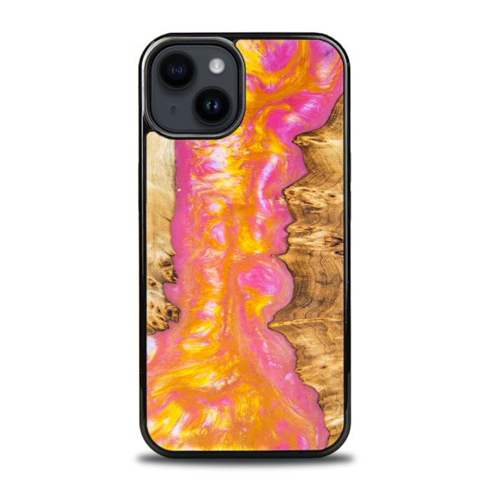 iPhone 15 Plus Etui na telefon z żywicy i drewna - SYNERGY#A20