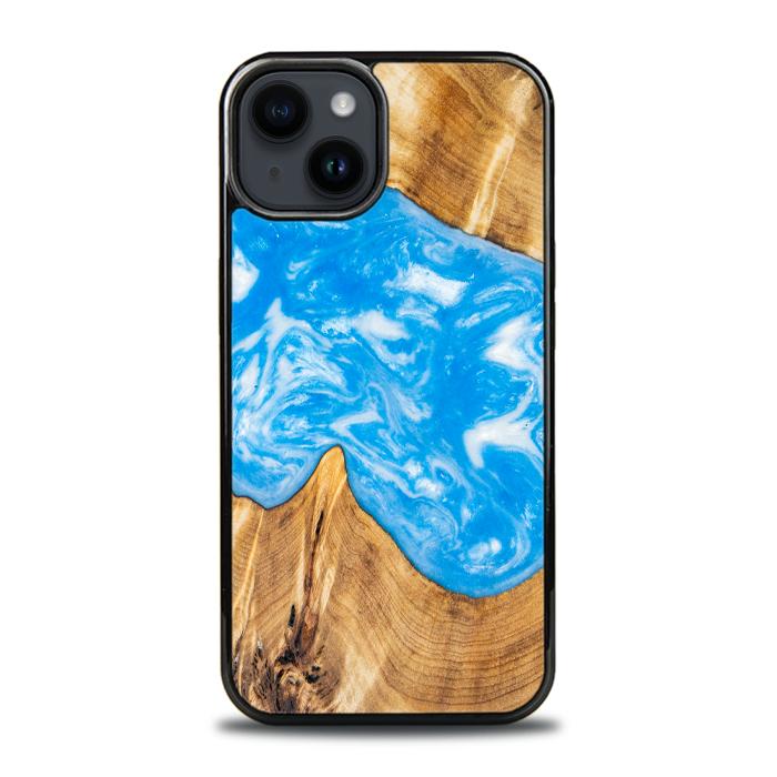 iPhone Etui na telefon 15 Plus z żywicy i drewna - SYNERGY# A26