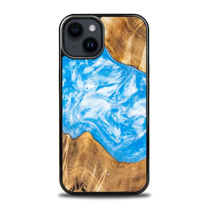 iPhone Etui na telefon 15 Plus z żywicy i drewna - SYNERGY# A28