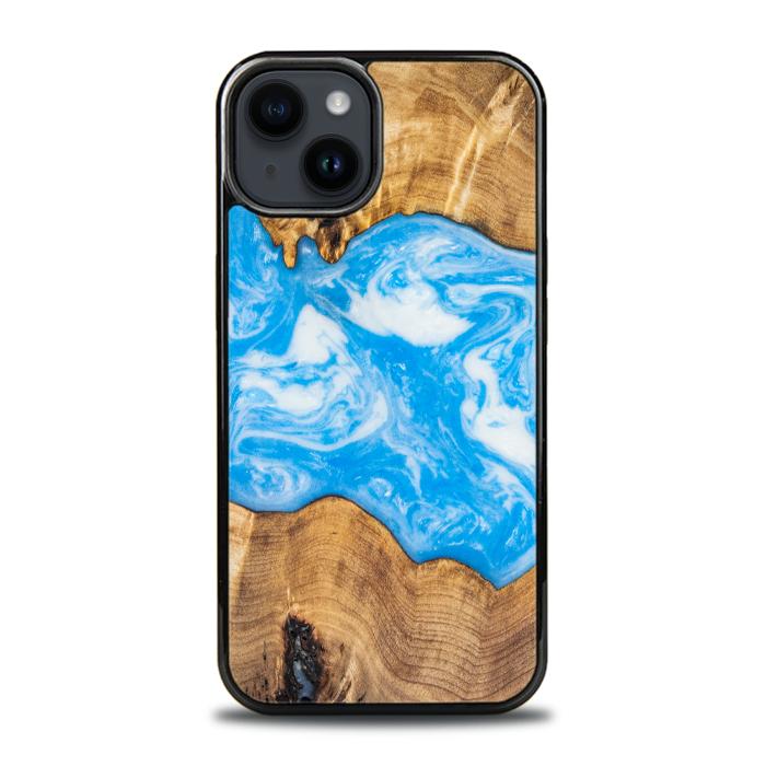 iPhone Etui na telefon 15 Plus z żywicy i drewna - SYNERGY# A31