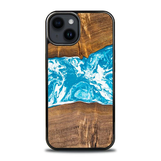 iPhone 15 Plus Etui na telefon z żywicy i drewna - SYNERGY#A7