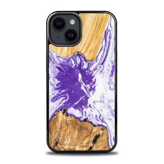 iPhone 15 Plus Handyhülle aus Harz und Holz - SYNERGY#A79