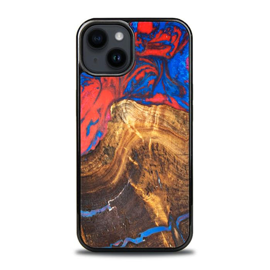 iPhone 15 Plus Handyhülle aus Harz und Holz - SYNERGY#B31