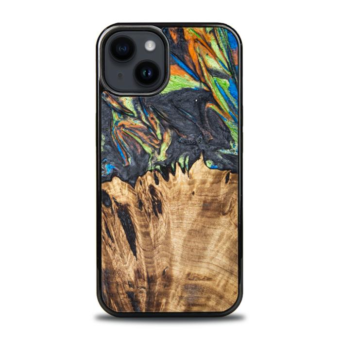 iPhone 15 Plus Etui na telefon z żywicy i drewna - SYNERGY#C22