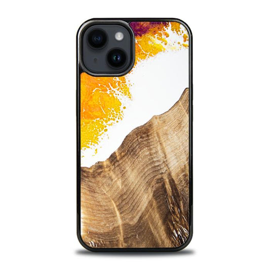 iPhone 15 Plus Handyhülle aus Harz und Holz - SYNERGY#C28