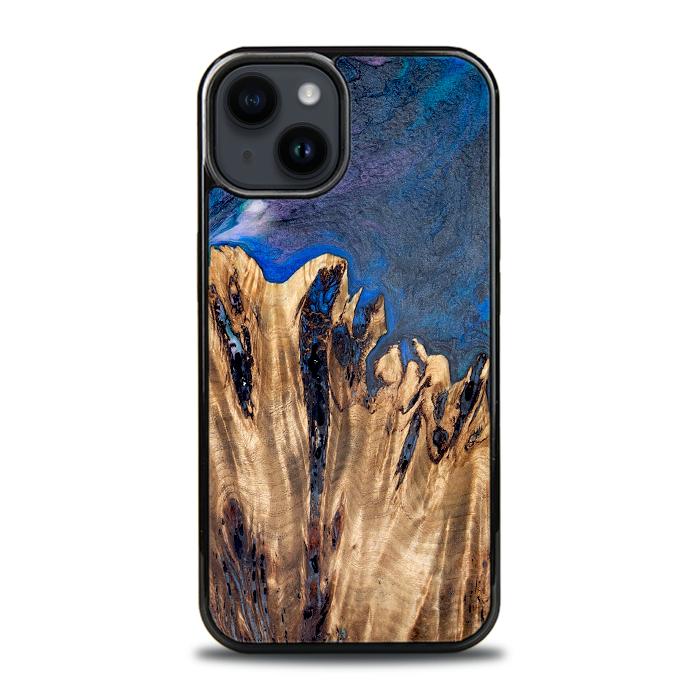 iPhone 15 Plus Etui na telefon z żywicy i drewna - Synergy#D120