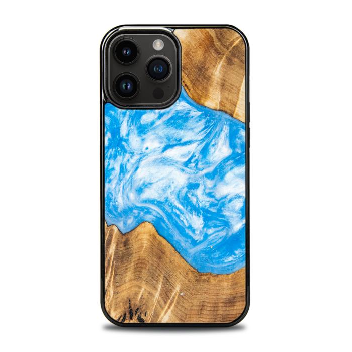 iPhone Etui na telefon 15 Pro Max z żywicy i drewna – SYNERGY# A28