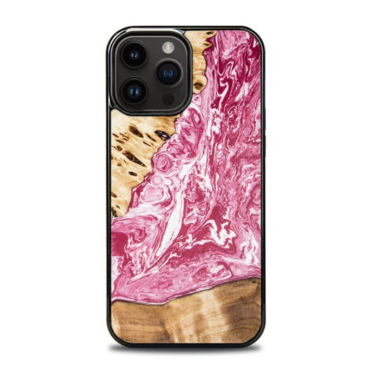 iPhone 15 Pro Max Etui na telefon z żywicy i drewna - SYNERGY#A99