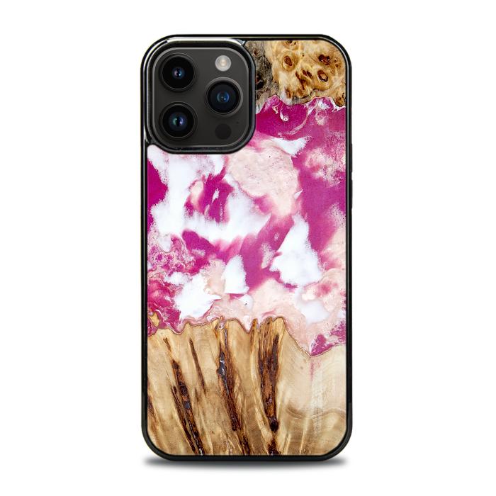 iPhone Etui na telefon 15 Pro Max z żywicy i drewna – Synergy#D124