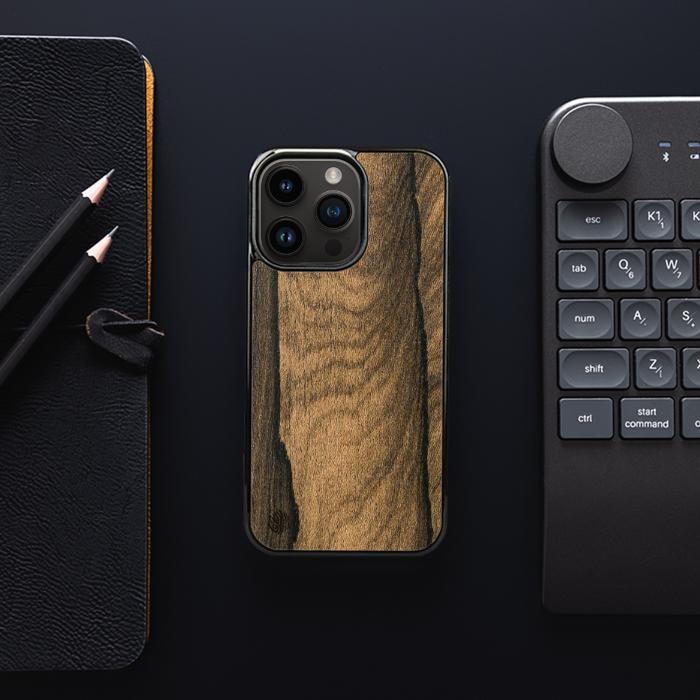iPhone 15 Pro Wooden Phone Case - Ziricote