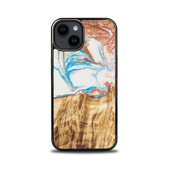 iPhone 15 etui na telefon z żywicy i drewna - SYNERGY#47