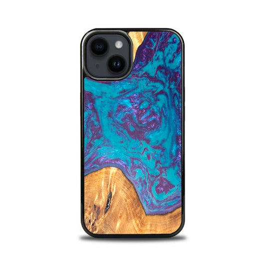 iPhone 15 Handyhülle aus Harz und Holz - SYNERGY#B25