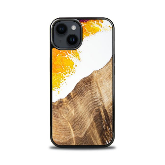 iPhone 15 Handyhülle aus Harz und Holz - SYNERGY#C28