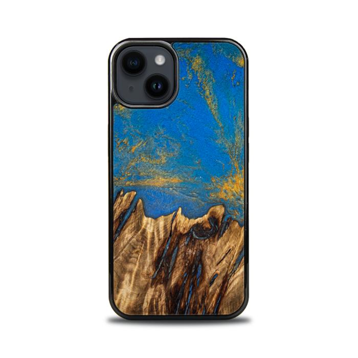 iPhone 15 Handyhülle aus Harz und Holz - SYNERGY#C43