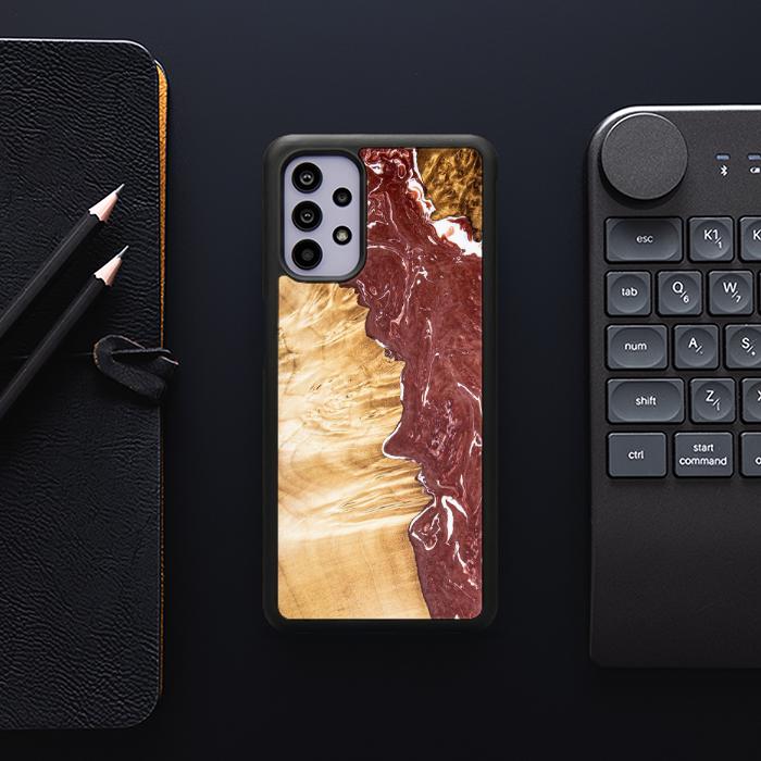 Samsung Galaxy A32 4G Etui na telefon z żywicy i drewna - SYNERGY#316