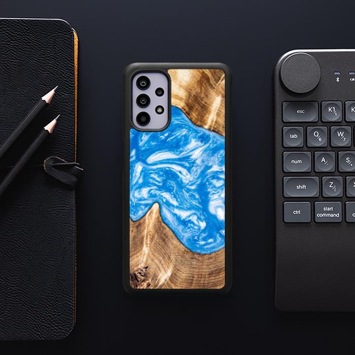 Samsung Galaxy A32 4G Etui na telefon z żywicy i drewna - SYNERGY#325