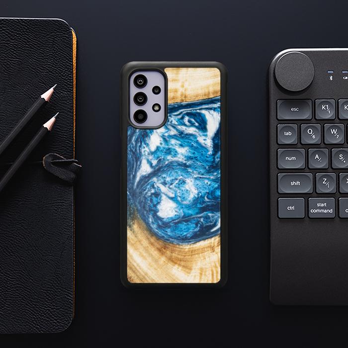 Samsung Galaxy A32 4G Etui na telefon z żywicy i drewna - SYNERGY#350