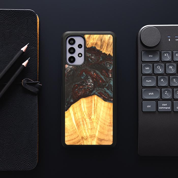 Samsung Galaxy A32 4G Etui na telefon z żywicy i drewna - SYNERGY#B42