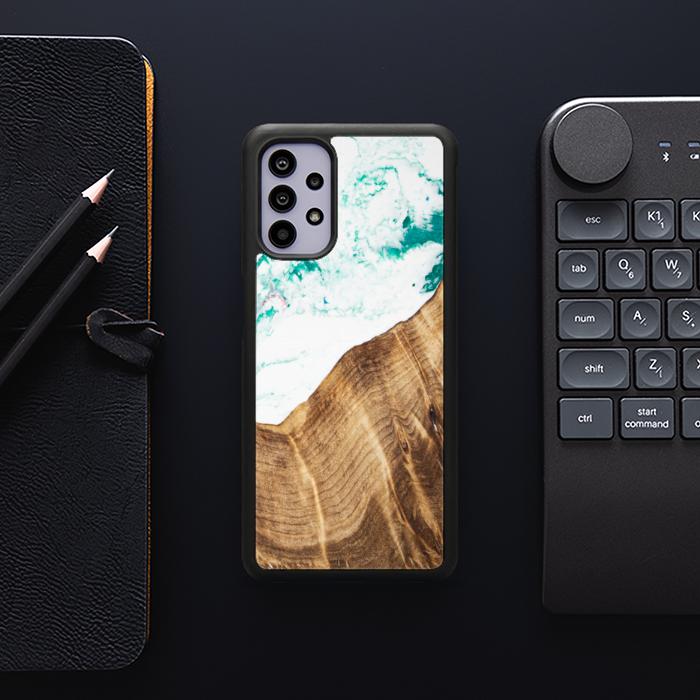 Samsung Galaxy A32 4G Etui na telefon z żywicy i drewna - SYNERGY#C14