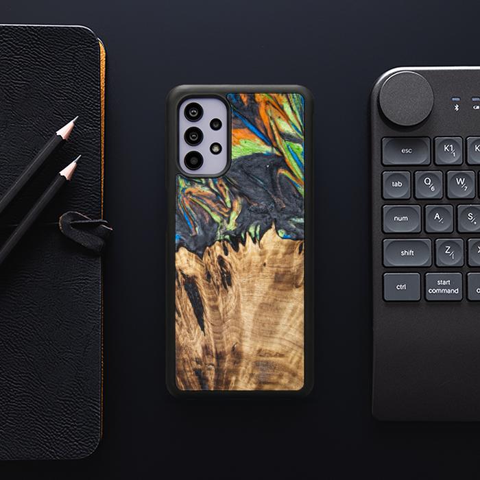 Samsung Galaxy A32 4G Etui na telefon z żywicy i drewna - SYNERGY#C22