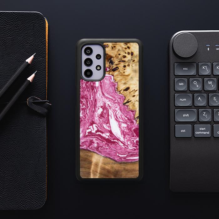 Samsung Galaxy A32 4G Etui na telefon z żywicy i drewna - Synergy#129