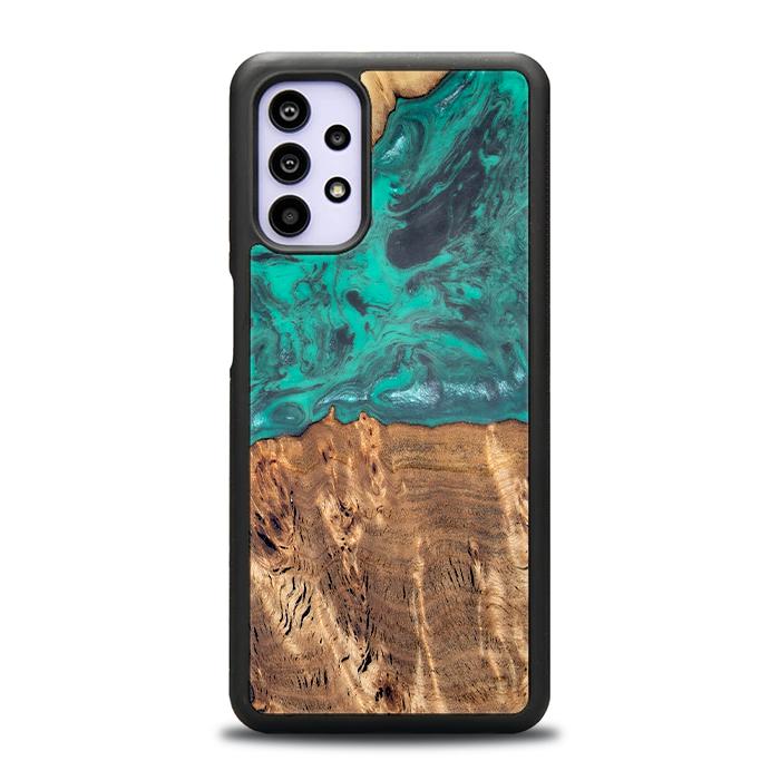 Samsung Galaxy A32 4G Handyhülle aus Harz und Holz - Synergy#D108