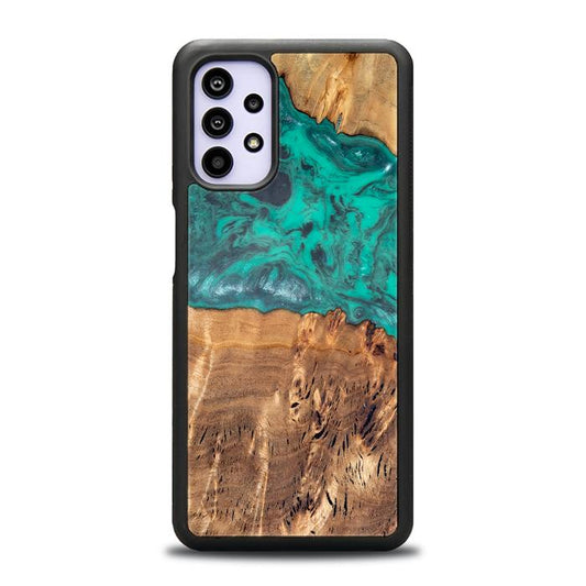 Samsung Galaxy A32 4G Handyhülle aus Harz und Holz - Synergy#D111