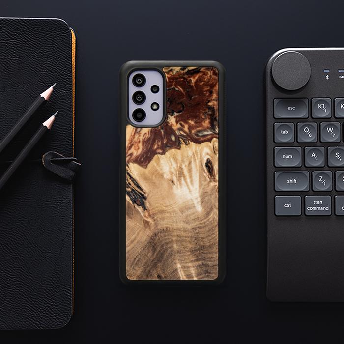 Samsung Galaxy A32 5G Etui na telefon z żywicy i drewna - SYNERGY#A100