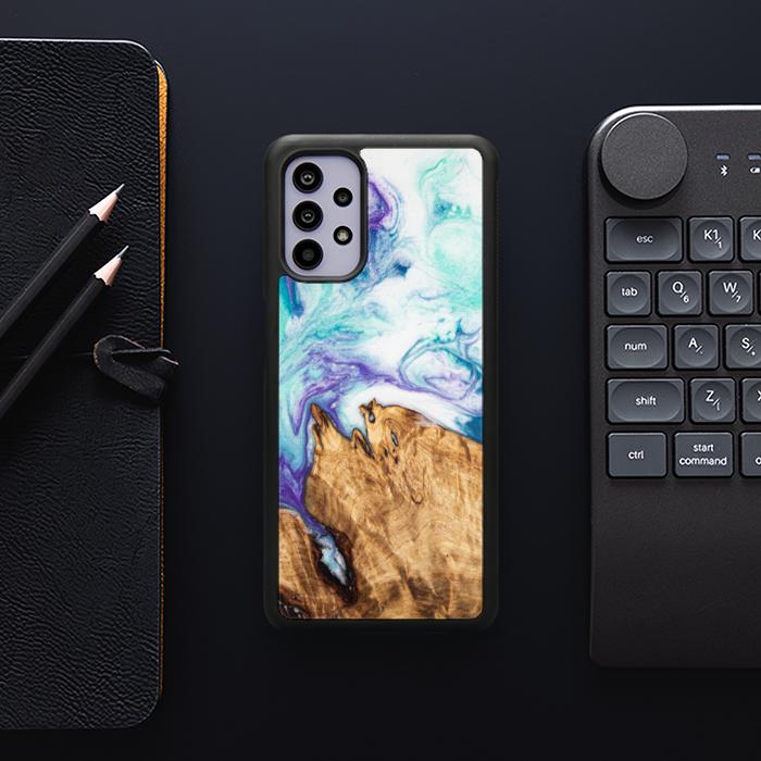 Samsung Galaxy A32 5G Etui na telefon z żywicy i drewna - SYNERGY#C17