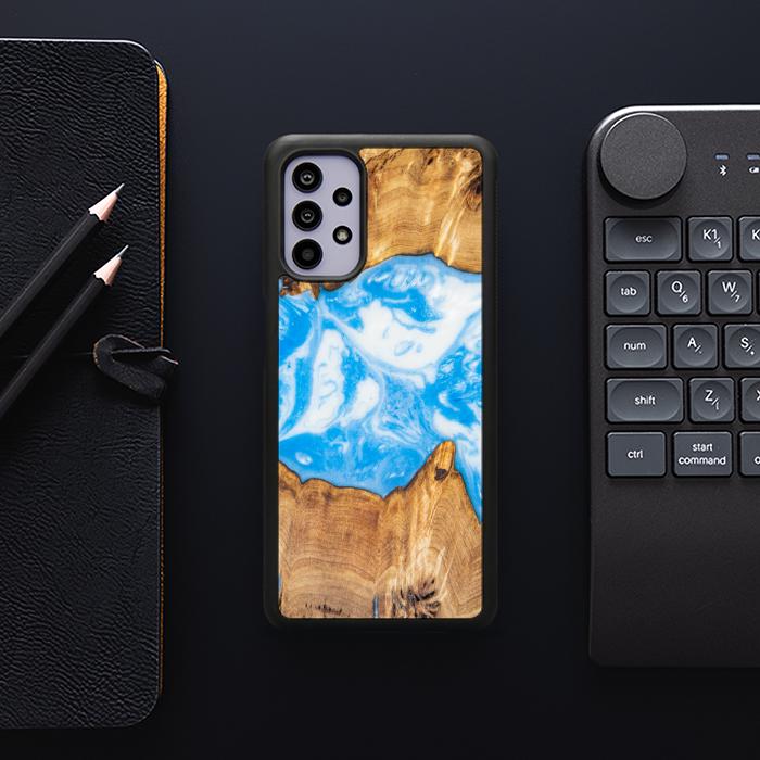 Samsung Galaxy A32 5G Etui na telefon z żywicy i drewna - Synergy# A34
