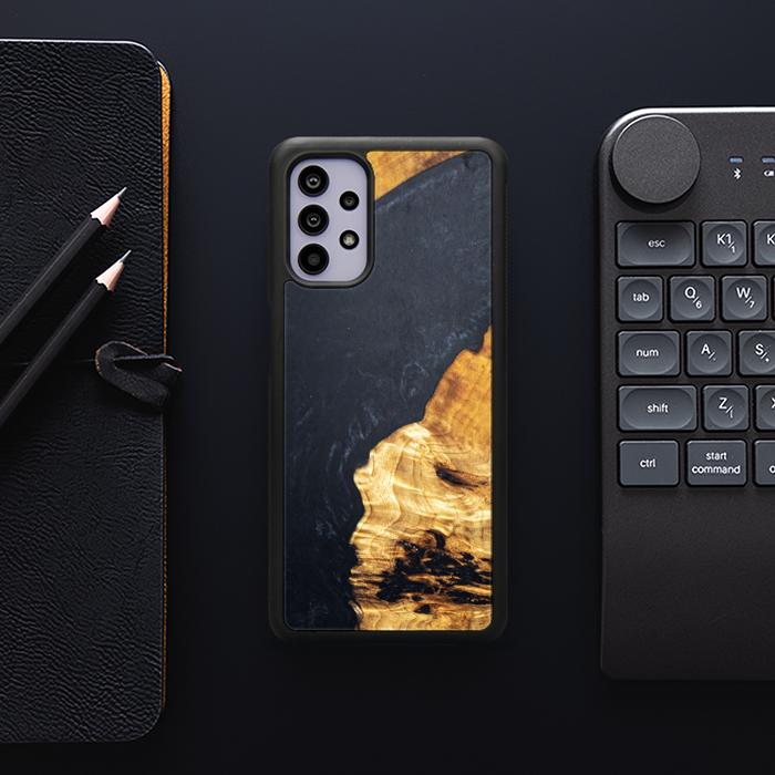 Samsung Galaxy A32 5G Etui na telefon z żywicy i drewna - Synergy#B18