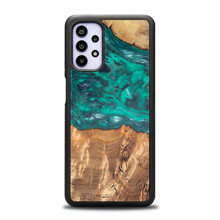 Samsung Galaxy A32 5G Etui na telefon z żywicy i drewna - Synergy#D109