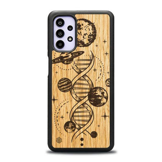 Samsung Galaxy A32 5G Handyhülle aus Holz – Space DNA (Eiche)