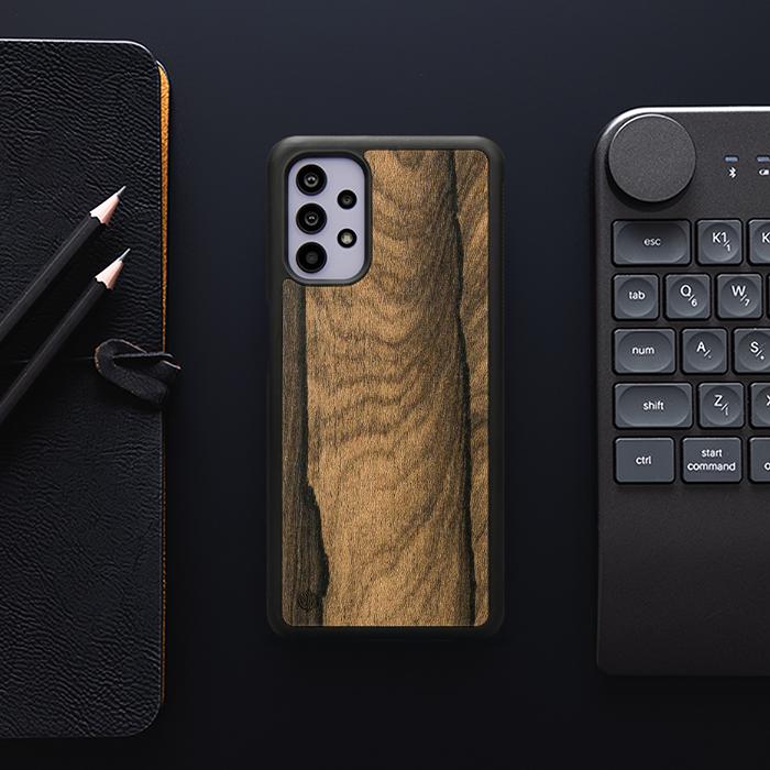 Samsung Galaxy A32 5G Handyhülle aus Holz - Ziricote