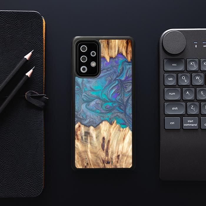 Samsung Galaxy A33 5G Handyhülle aus Harz und Holz - Synergy#D107