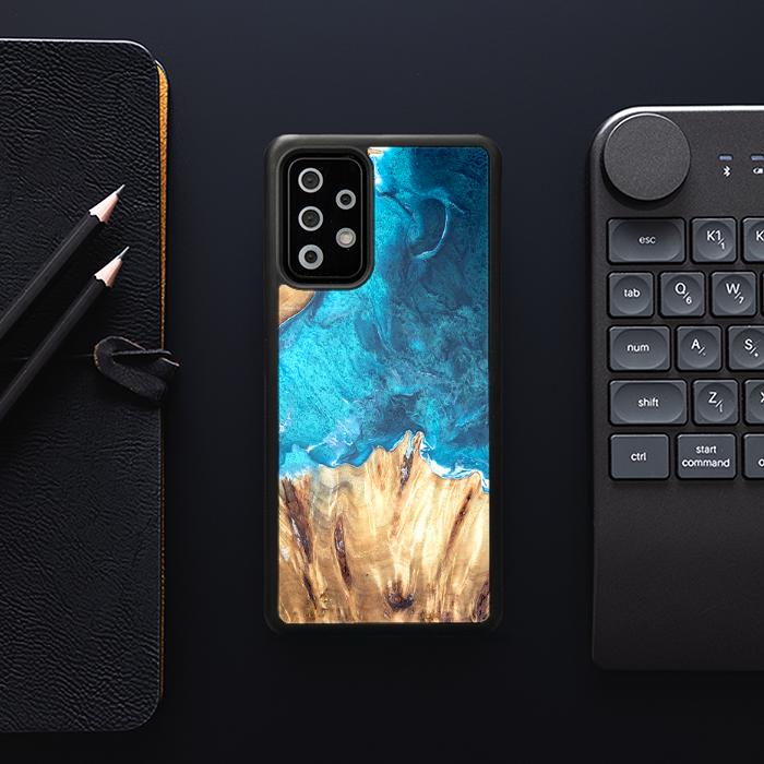 Samsung Galaxy A33 5G Handyhülle aus Harz und Holz - Synergy#D115