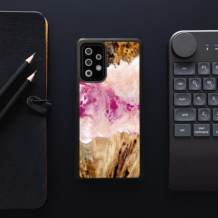 Samsung Galaxy A33 5G Etui na telefon z żywicy i drewna - Synergy#D119