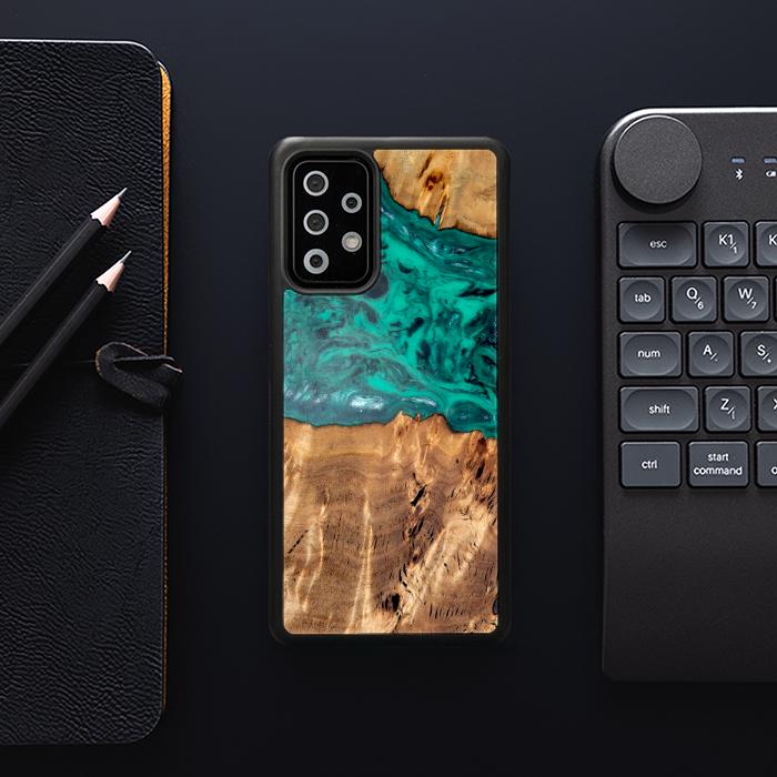 Samsung Galaxy A33 5G Etui na telefon z żywicy i drewna - Synergy#D133