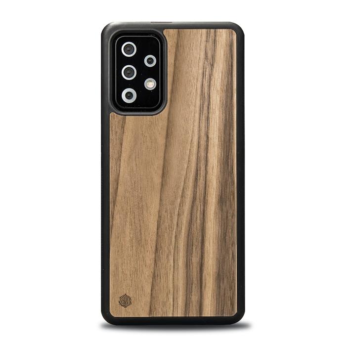 Samsung Galaxy A33 5G Handyhülle aus Holz - Nussbaum