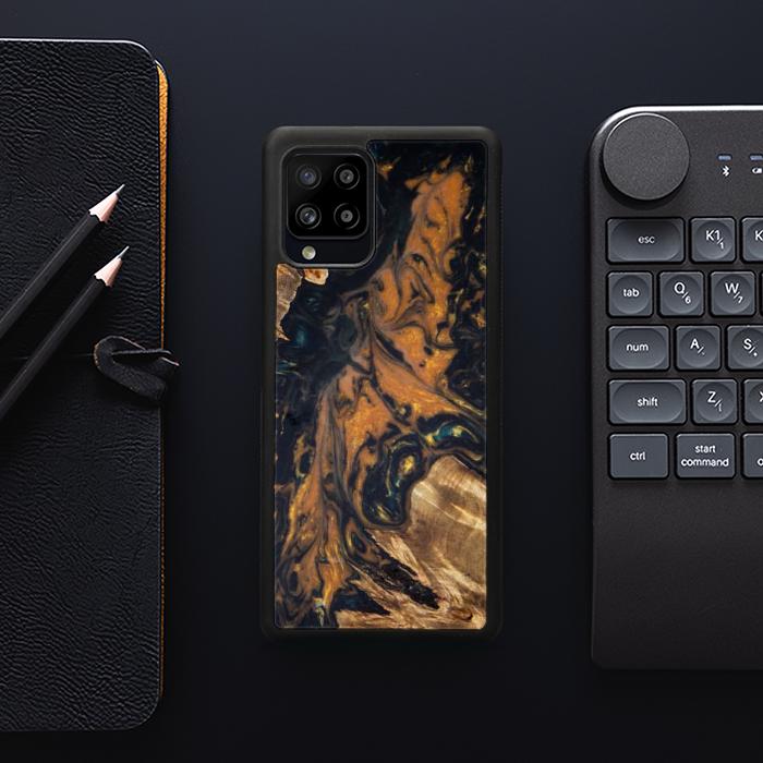 Samsung Galaxy A42 5G Etui na telefon z żywicy i drewna - Synergy#162