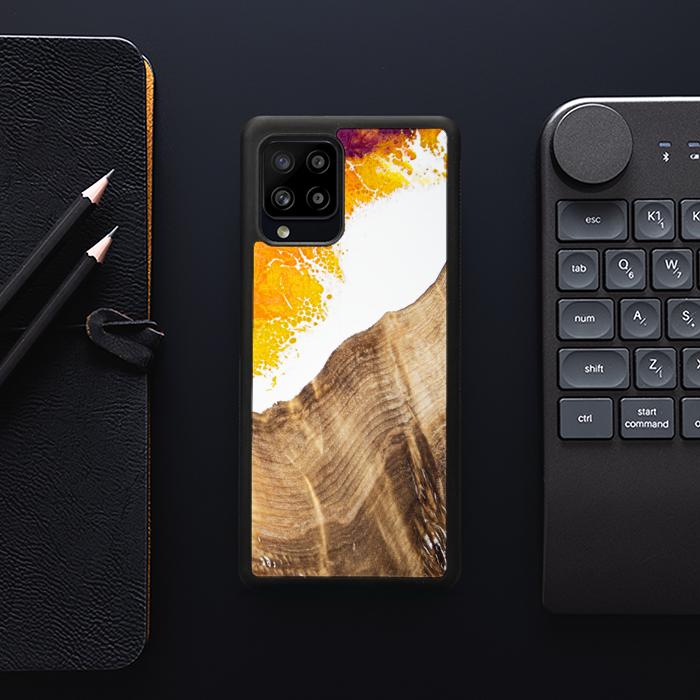 Samsung Galaxy A42 5G Etui na telefon z żywicy i drewna - Synergy#C28