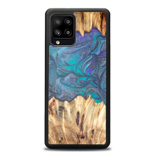 Samsung Galaxy A42 5G Handyhülle aus Harz und Holz - Synergy#D107